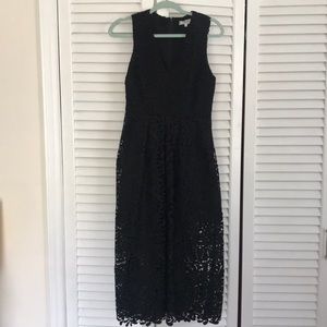 Black lace dress